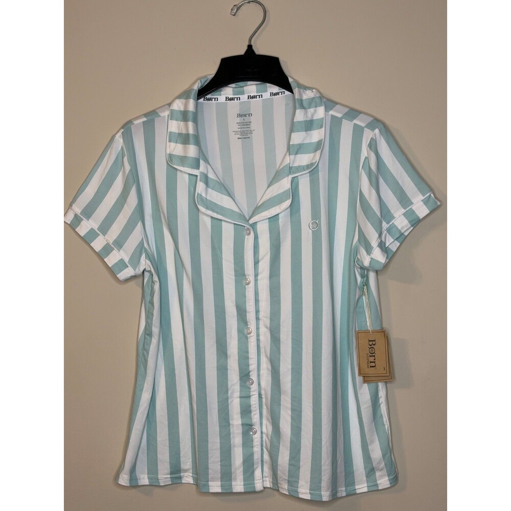 Born Women's Sleepwear Striped Shirt Size L